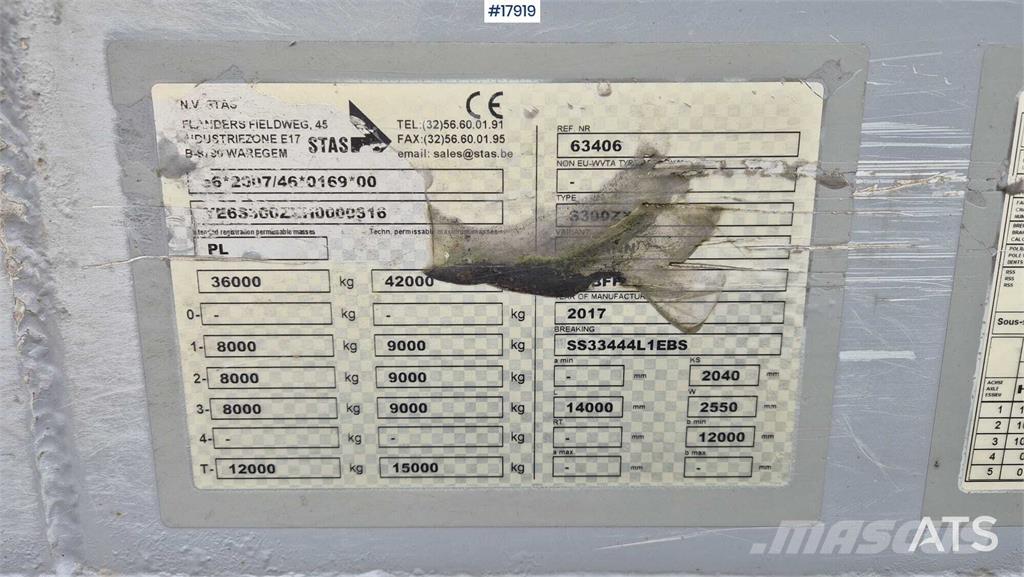 Stas S300ZX Liikuvpõrand poolhaagised