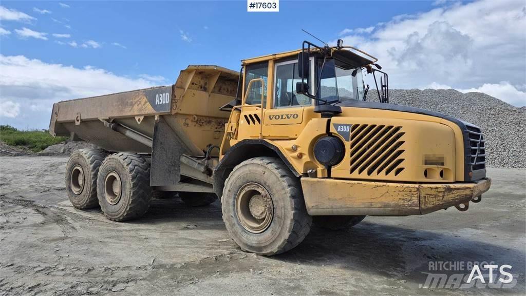 Volvo A30D Liigendraamiga pinnaseveokid
