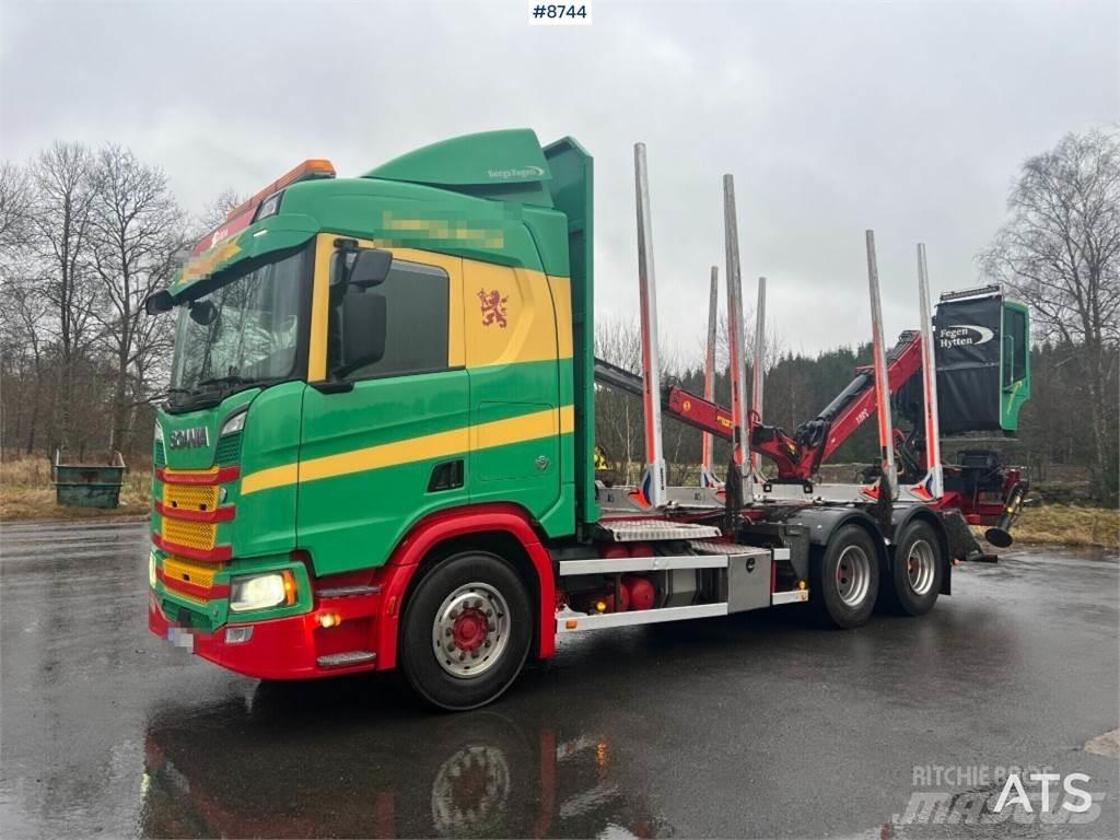 Scania R650 6X4 Metsaveokid