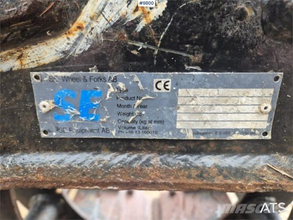 SE Equipment SES 20 Ekskavaatorikopad ja lisaseadmed