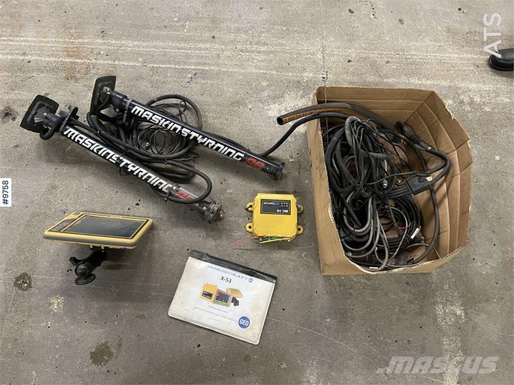 Topcon X-53 Ekskavaatorikopad ja lisaseadmed