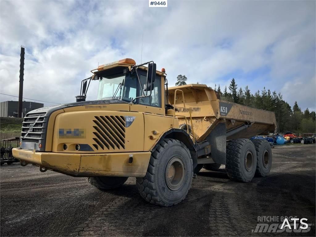Volvo A25D Liigendraamiga pinnaseveokid