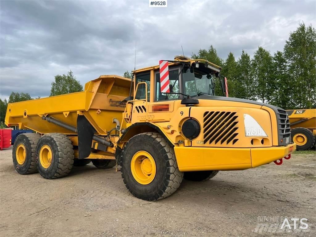Volvo A25D Liigendraamiga pinnaseveokid