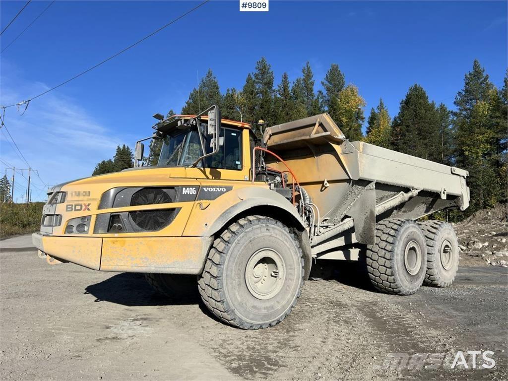 Volvo A40G dump truck Liigendraamiga pinnaseveokid