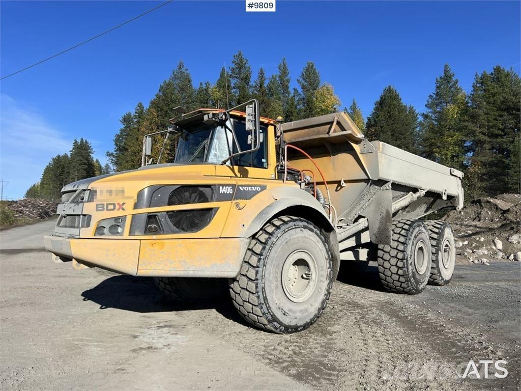 Volvo A40G dump truck Liigendraamiga pinnaseveokid