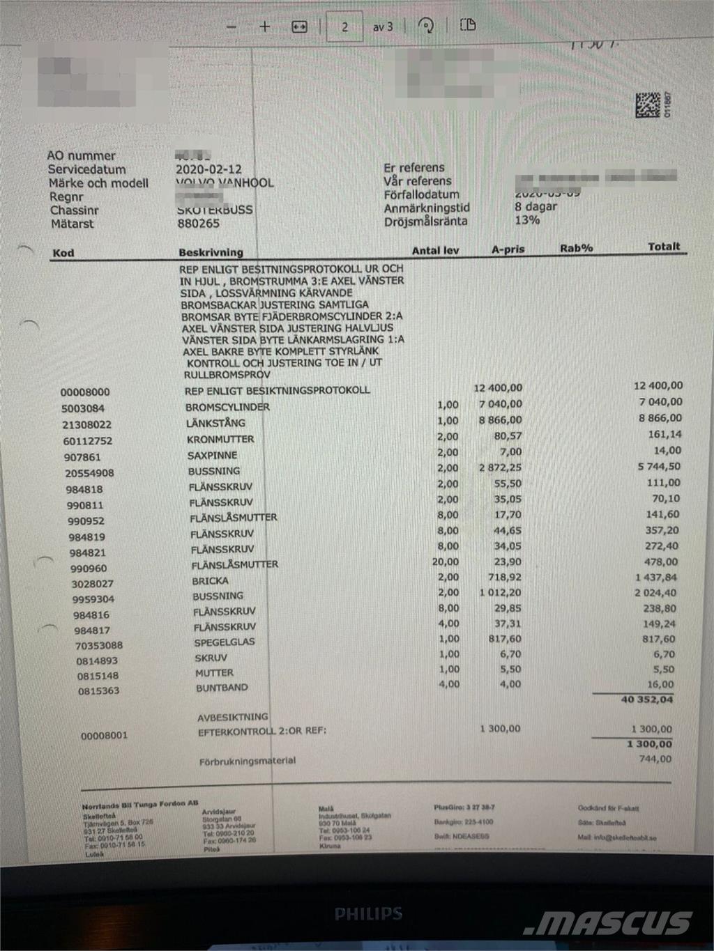 Volvo B10M-70B Muud bussid