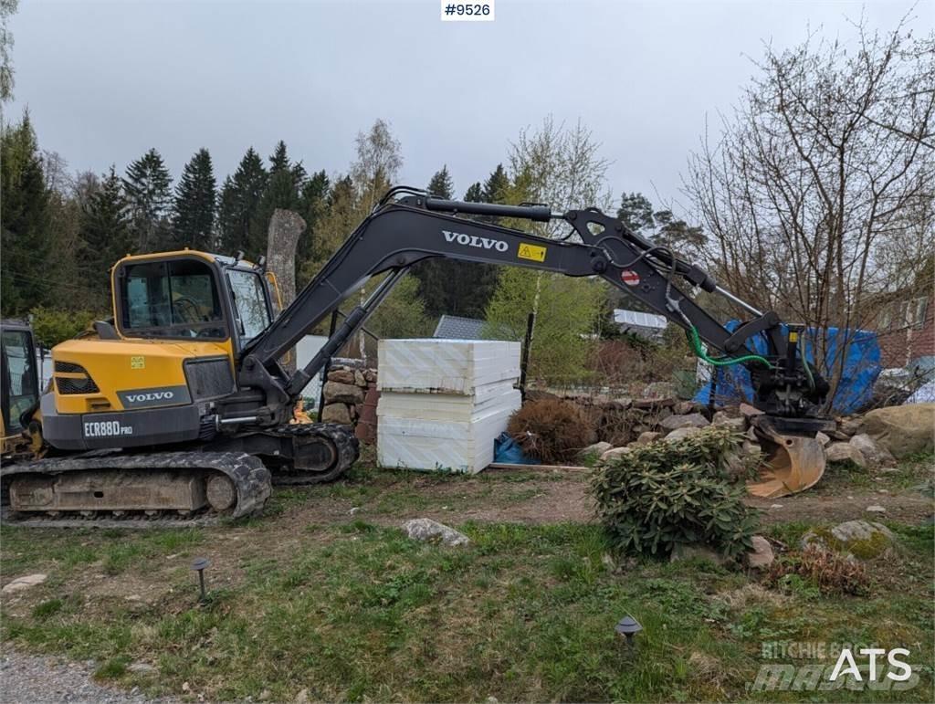 Volvo ECR88D PRO Väikeekskavaatorid 7t-12t