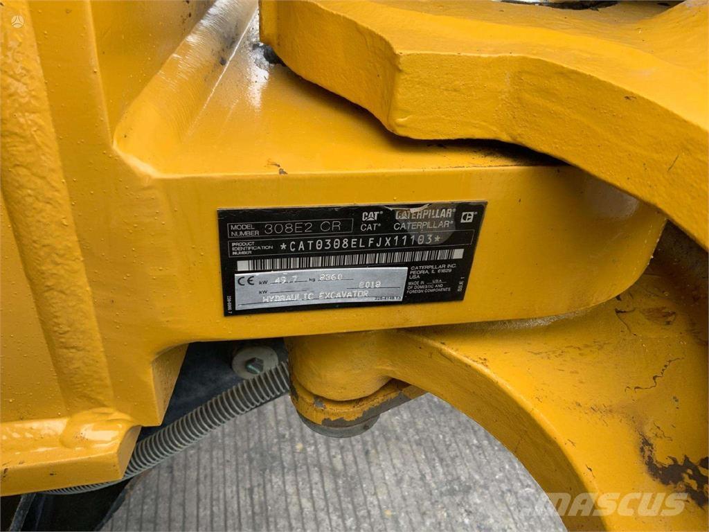 CAT 308E2 CR Roomikekskavaatorid