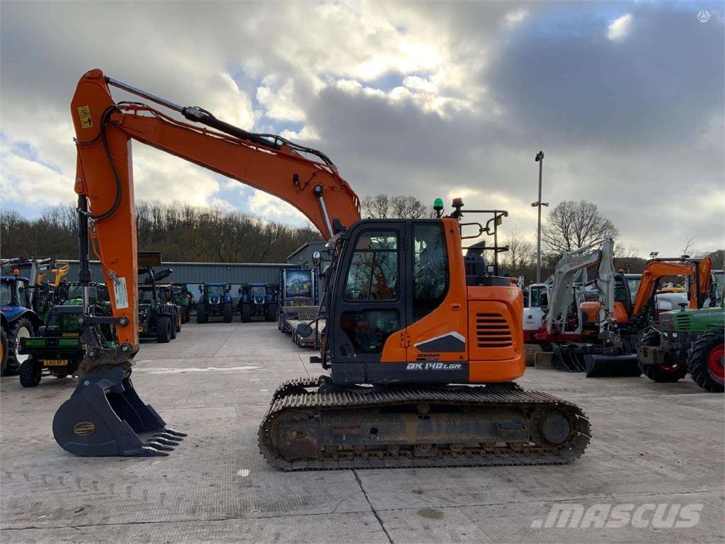 Doosan DX140 LCR Roomikekskavaatorid