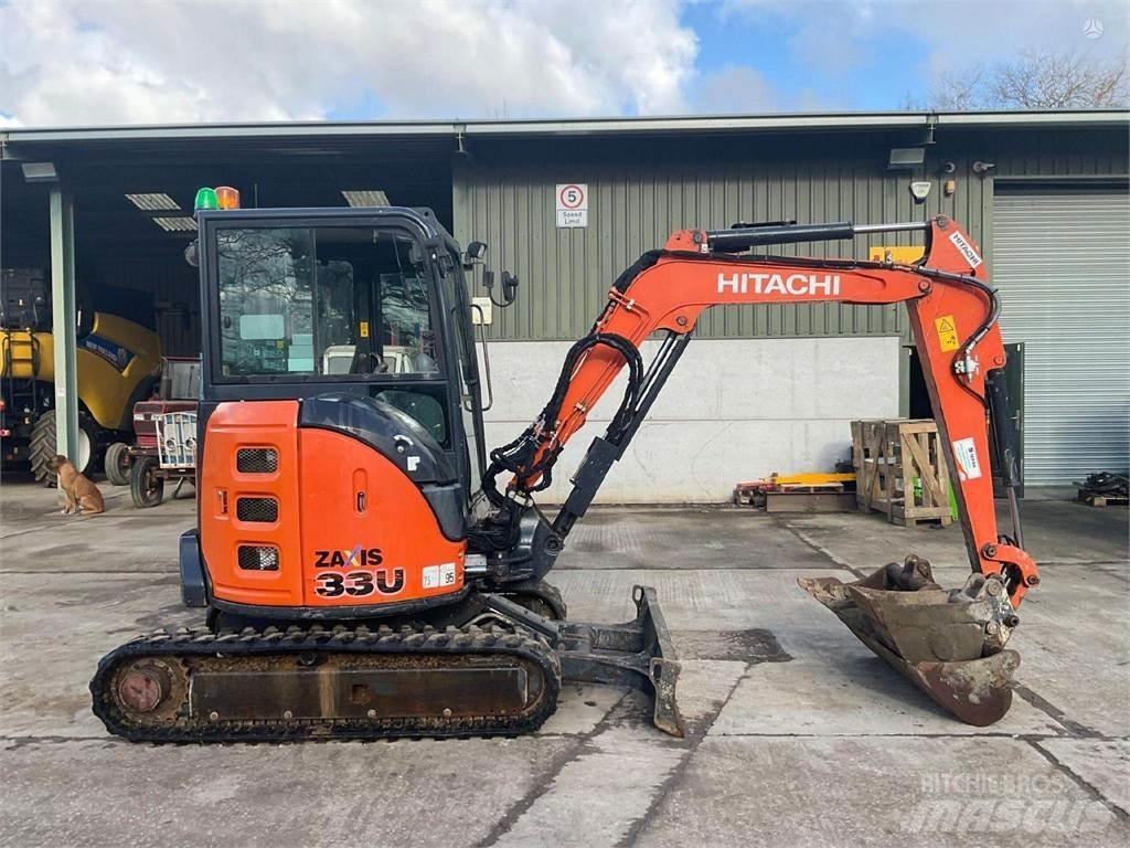 Hitachi Zaxis 33U Roomikekskavaatorid