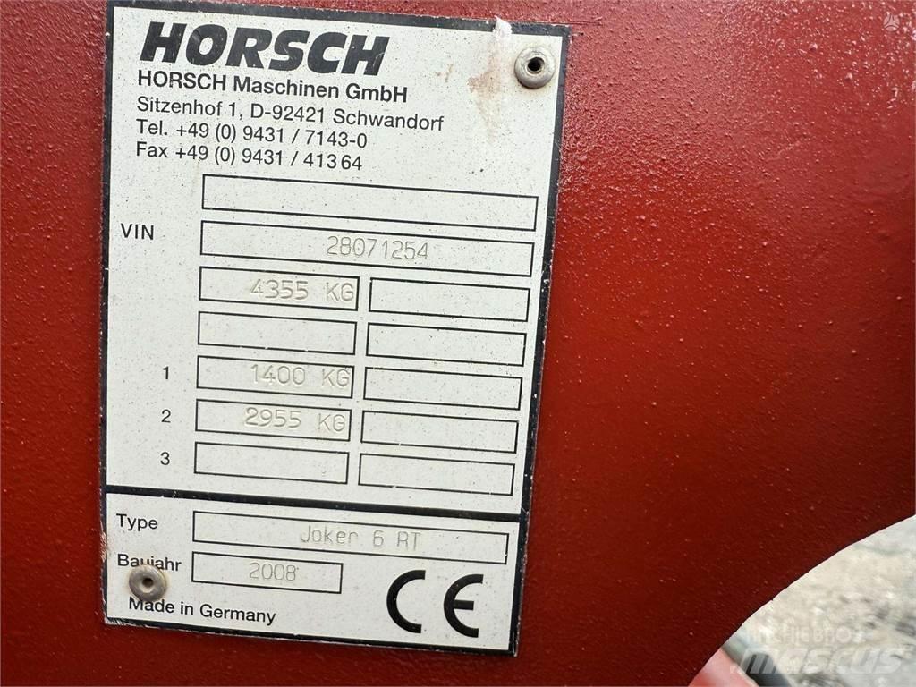 Horsch Joker 6RT Äkked