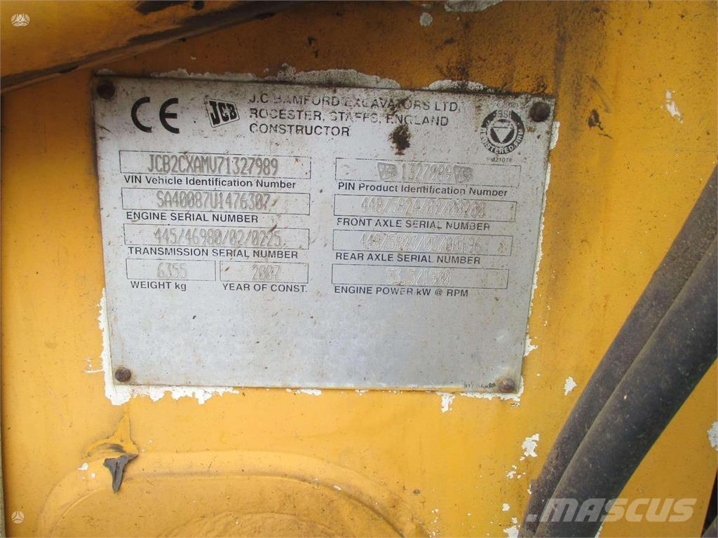 JCB 2CX Rataslaadurid