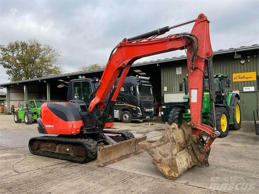 Kubota KX080-4 Roomikekskavaatorid