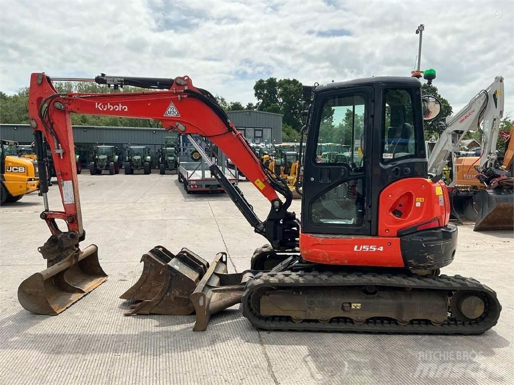 Kubota U55-4 Roomikekskavaatorid