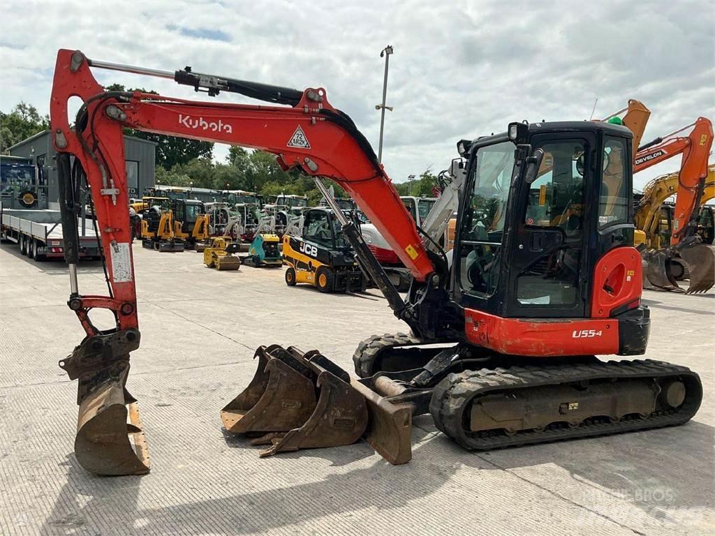 Kubota U55-4 Roomikekskavaatorid