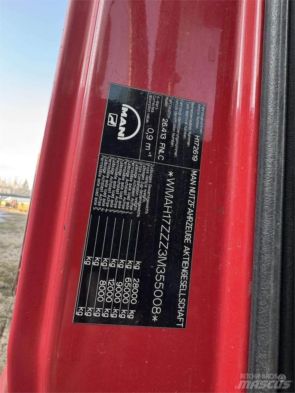 MAN TGA 26.413 Raamautod