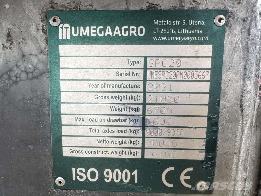 Umega SPC 20 Muud haagised