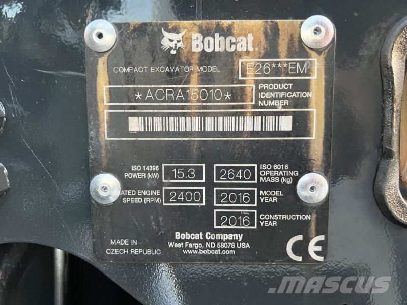 Bobcat E 26 Miniekskavaatorid < 7 t