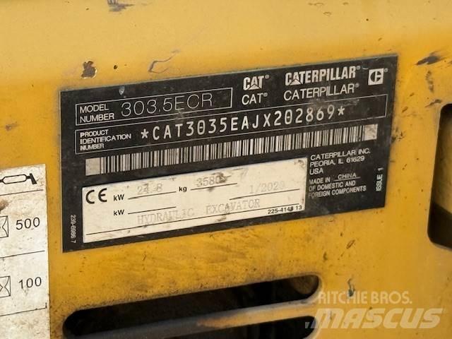 CAT 303.5ECR Miniekskavaatorid < 7 t