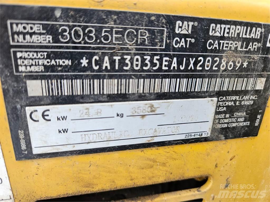 CAT 303.5ECR Miniekskavaatorid < 7 t