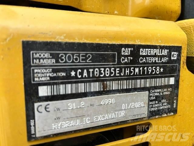 CAT 305E2 Miniekskavaatorid < 7 t