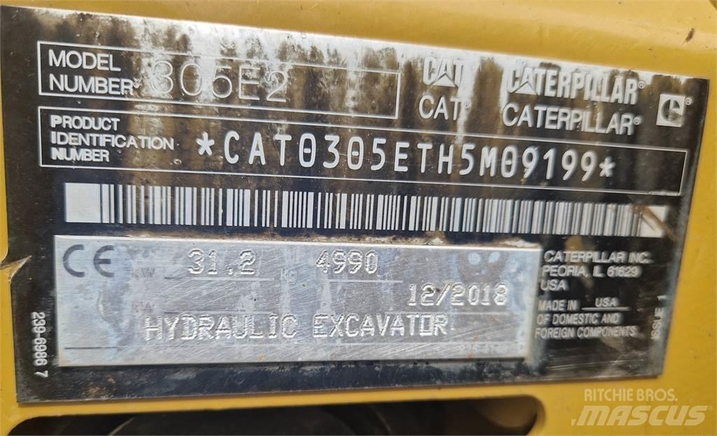 CAT 305E2 Miniekskavaatorid < 7 t