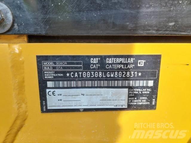 CAT 308 Miniekskavaatorid < 7 t