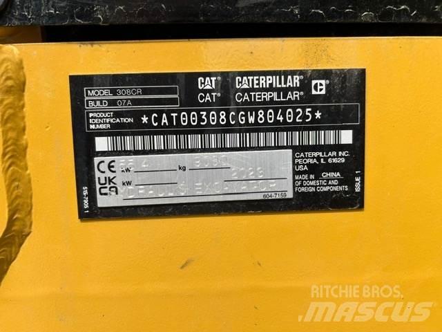 CAT 308-07 Miniekskavaatorid < 7 t