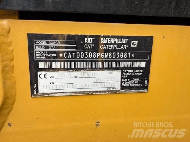 CAT 308-07 Miniekskavaatorid < 7 t