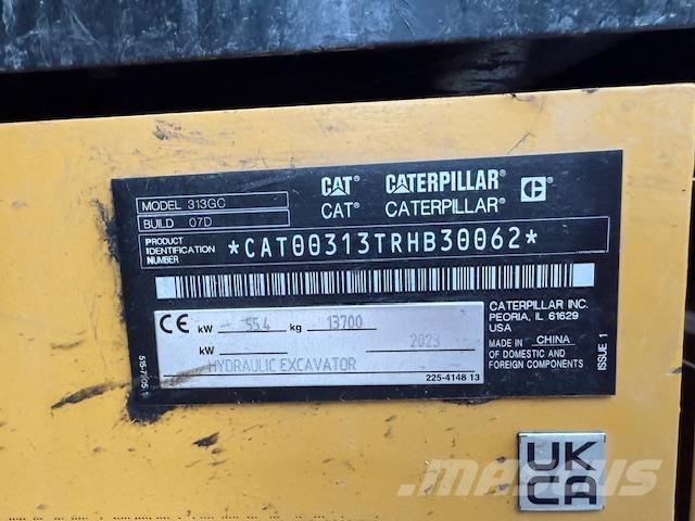 CAT 313-07 GC Roomikekskavaatorid