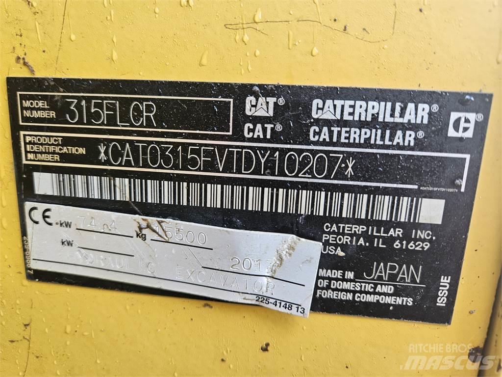 CAT 315FLCR Roomikekskavaatorid