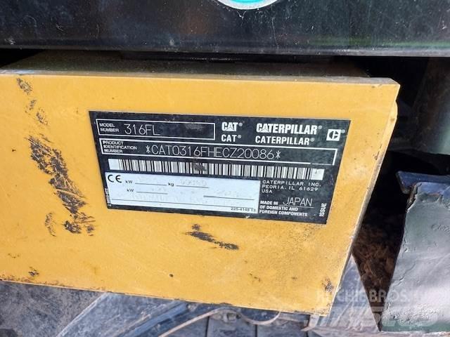 CAT 316F Roomikekskavaatorid