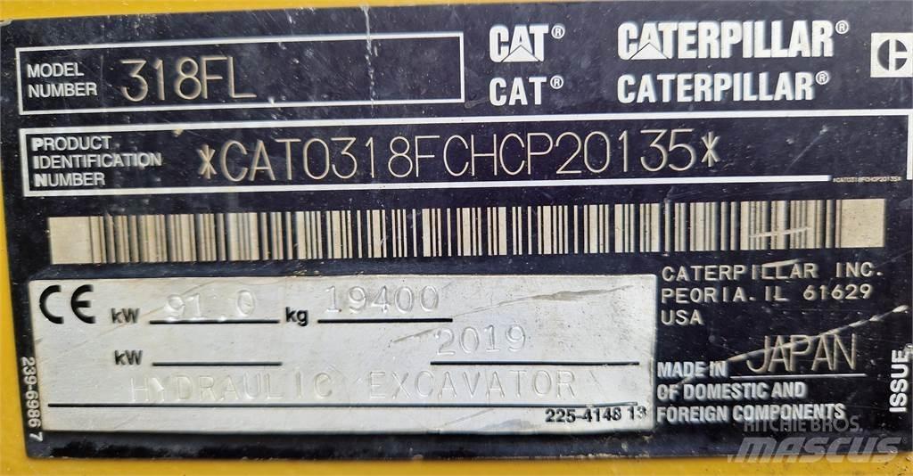 CAT 318FL Roomikekskavaatorid