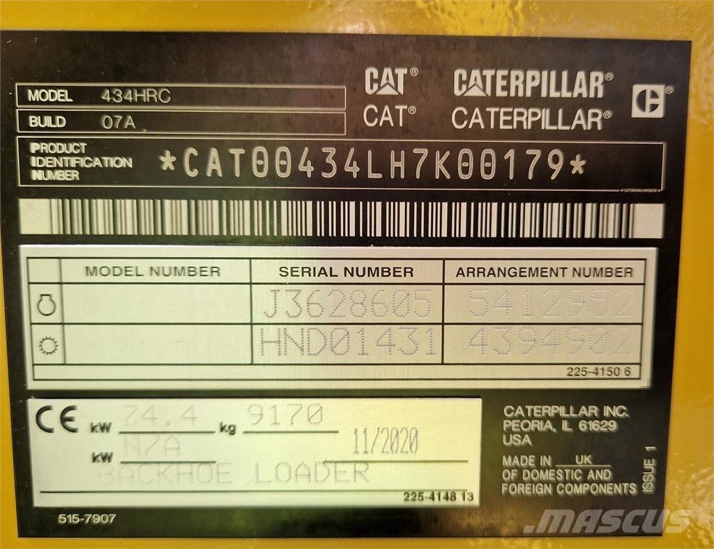 CAT 434 Ekskavaatorlaadurid