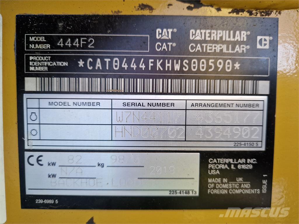 CAT 444F2 Ekskavaatorlaadurid