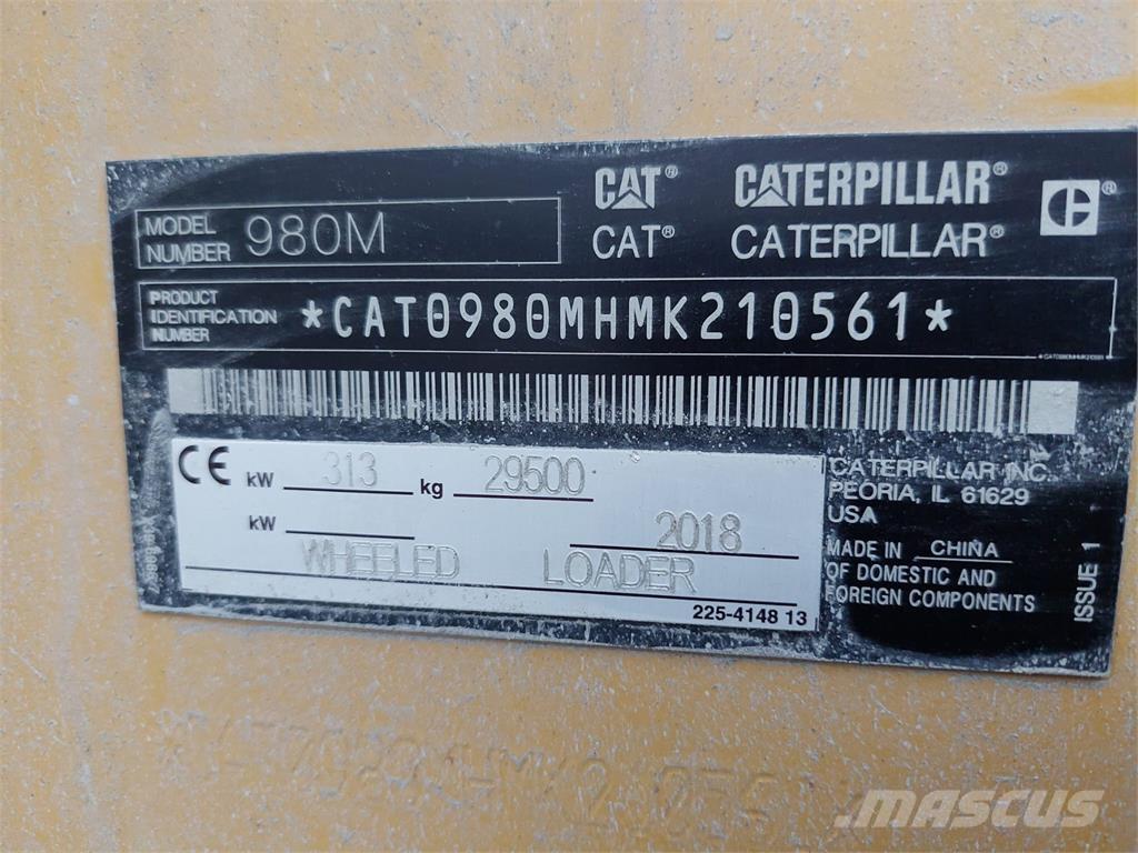 CAT 980M Rataslaadurid