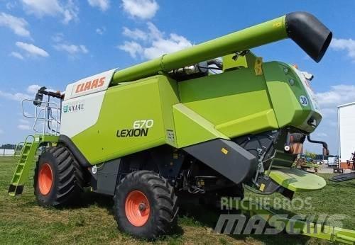 CLAAS Lexion 670 Teraviljakombainid