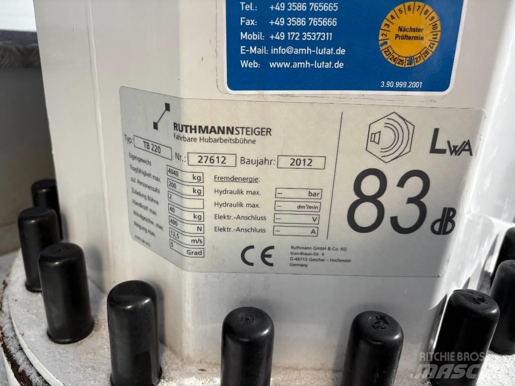 Ruthmann TB 220 Auto korvtõstukid