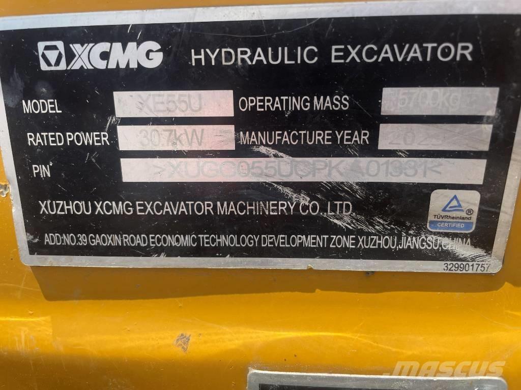 XCMG XE 55 U Miniekskavaatorid < 7 t