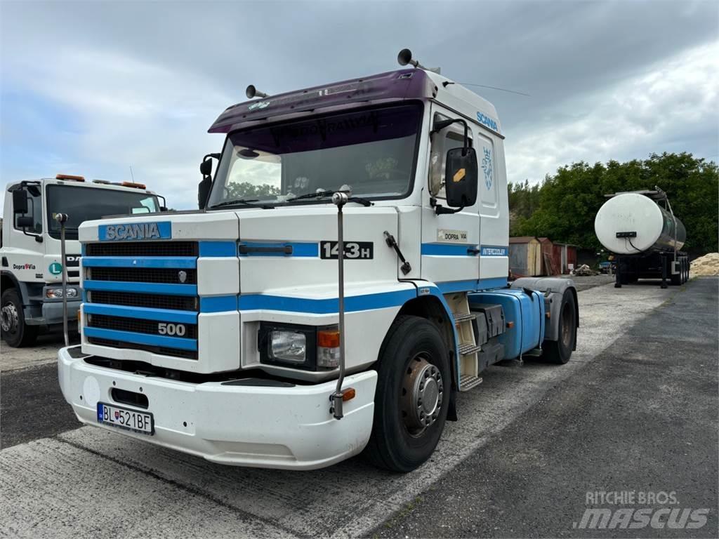 Scania T143 HA 500 Sadulveokid