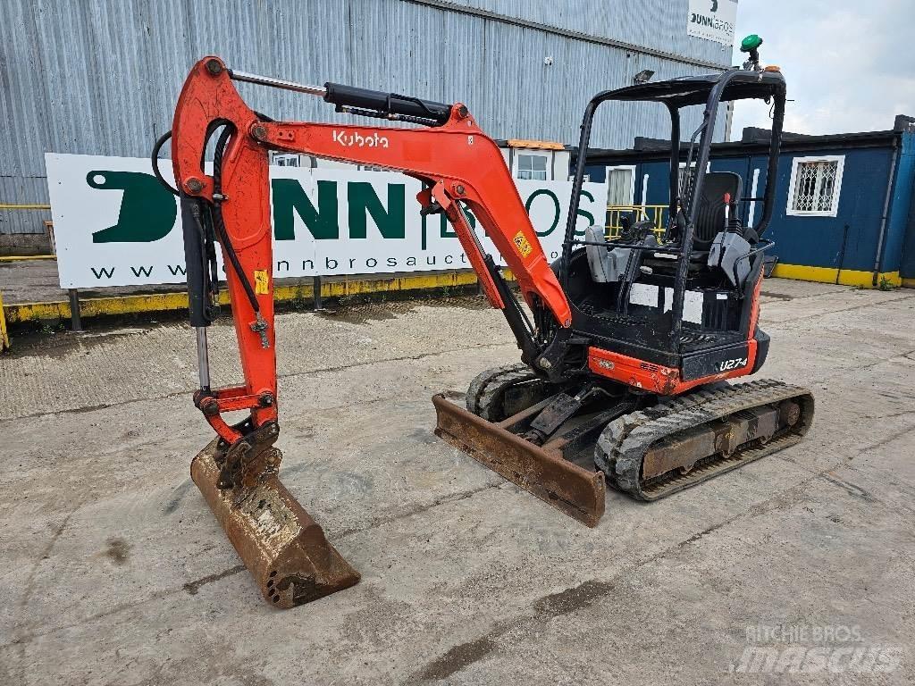Kubota U 27-4 Miniekskavaatorid < 7 t