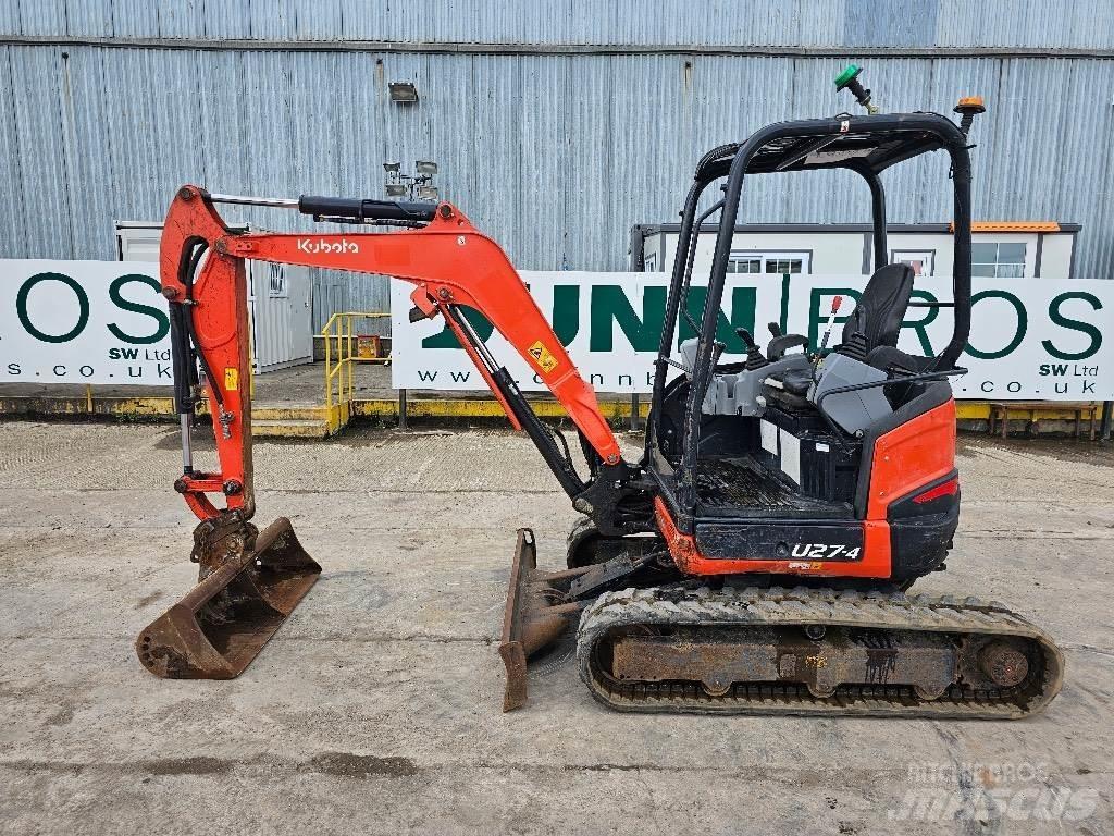 Kubota U 27-4 Miniekskavaatorid < 7 t