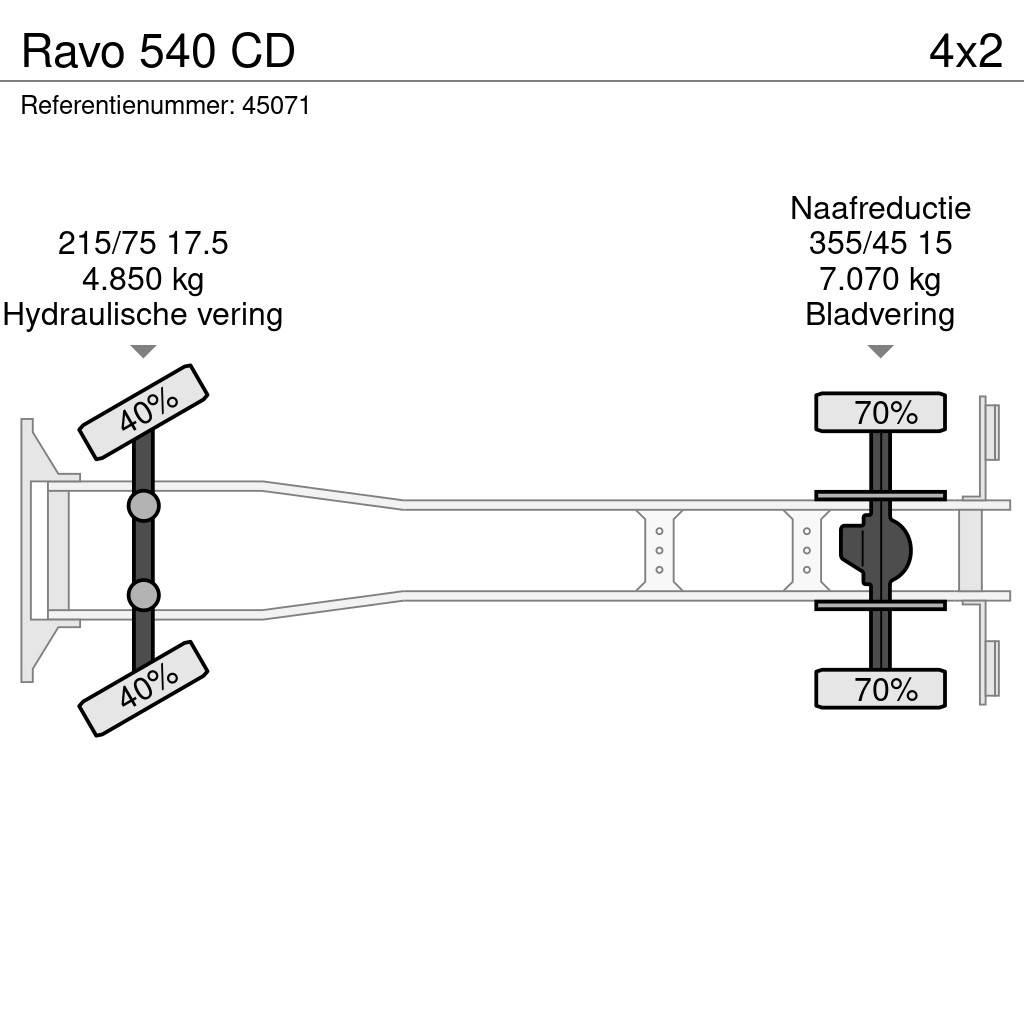 Ravo 540 CD Tänavapuhastusveokid