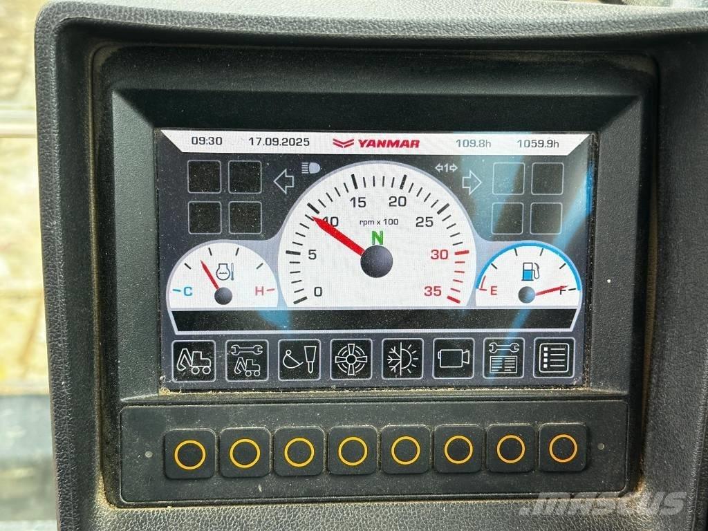 Yanmar B 110 W Ratasekskavaatorid
