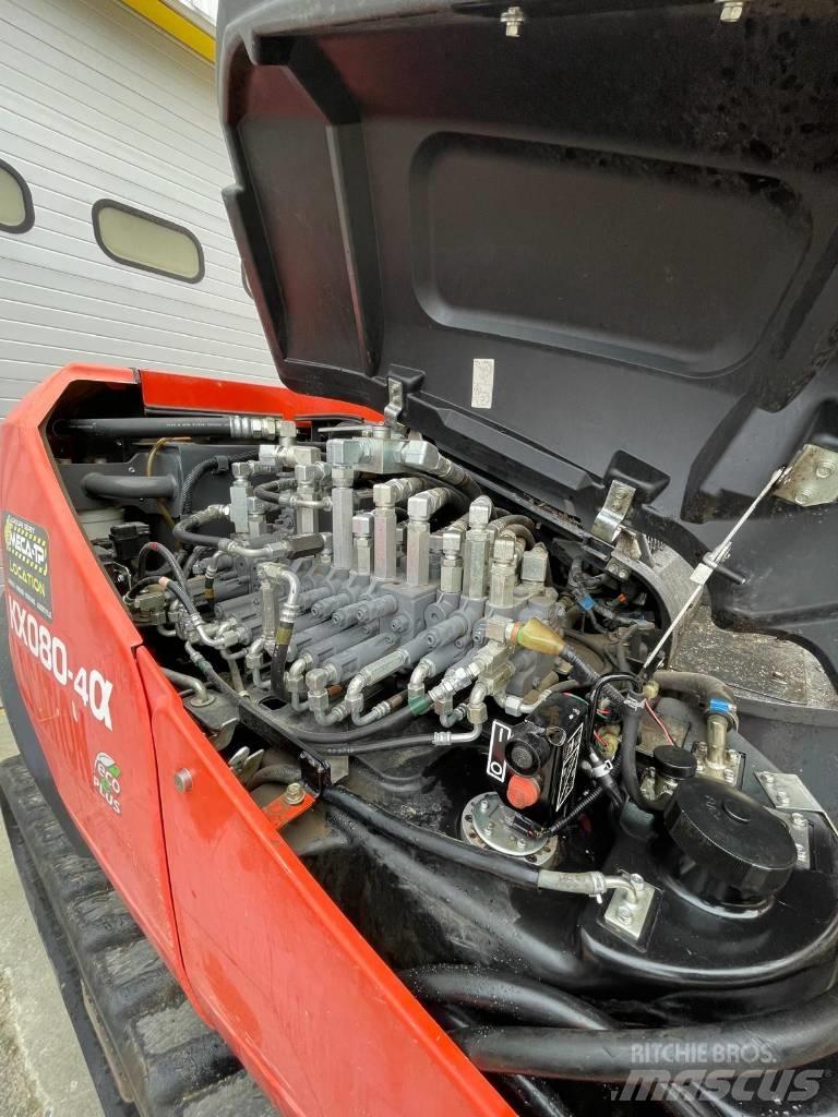 Kubota KX 080-4 Väikeekskavaatorid 7t-12t