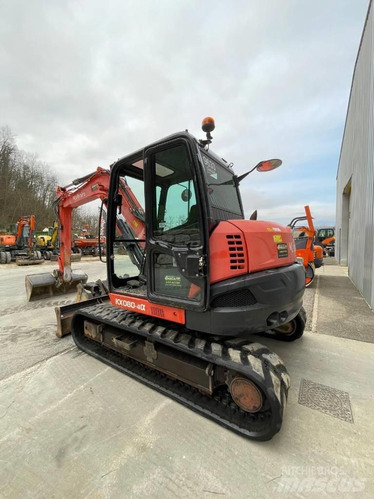Kubota KX 080-4 Väikeekskavaatorid 7t-12t