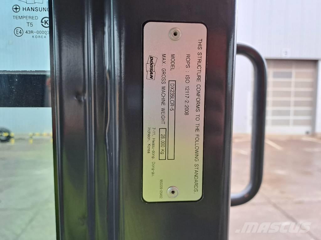 Doosan DX 235 LCR-5 Roomikekskavaatorid