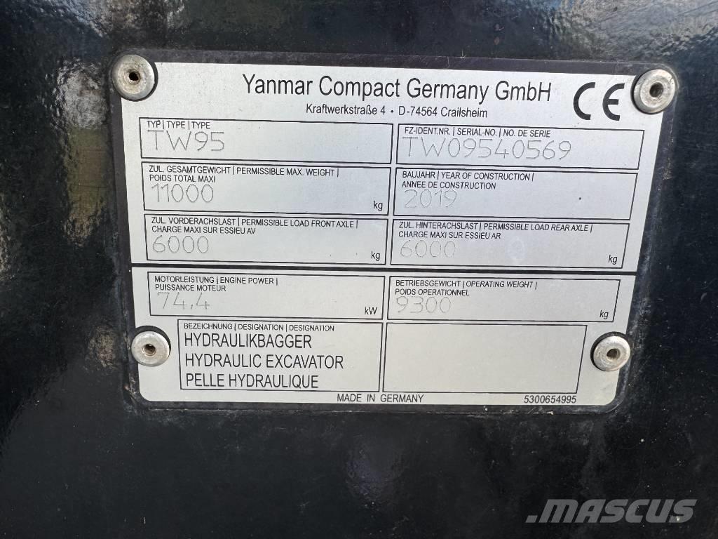 Yanmar / Schaeff TW95 Ratasekskavaatorid