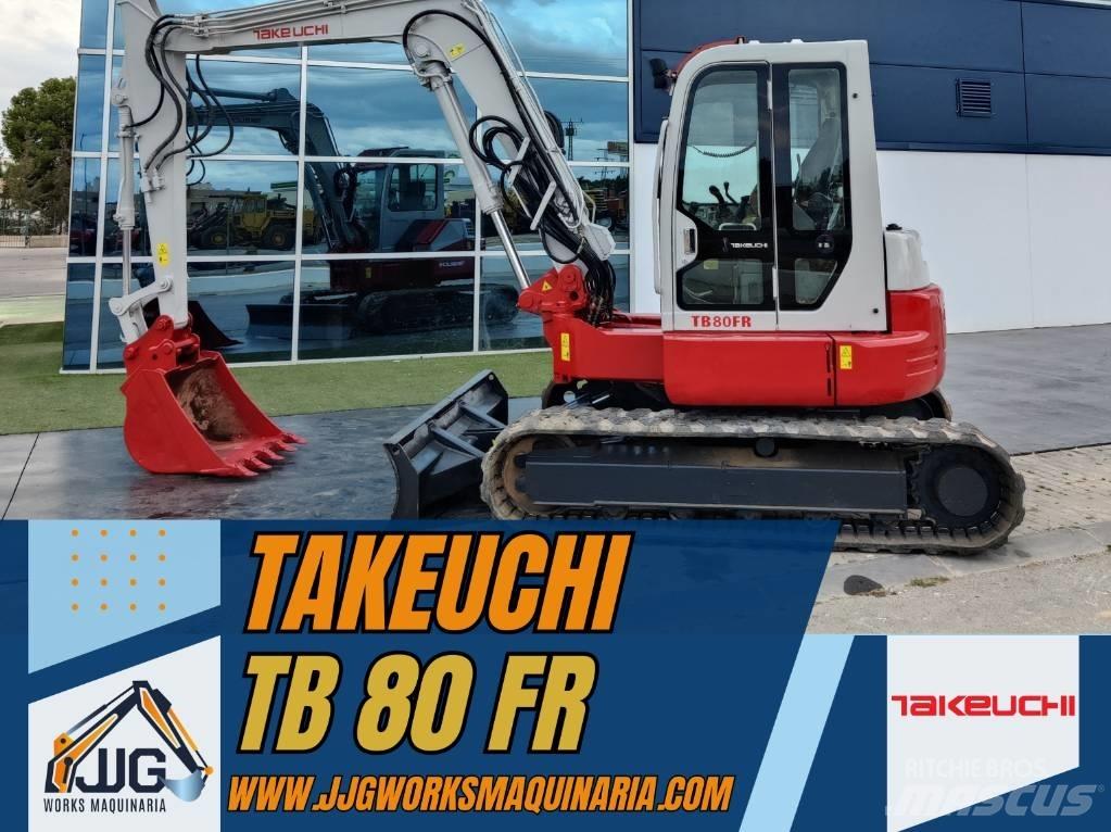 Takeuchi TB 80 FR Miniekskavaatorid < 7 t