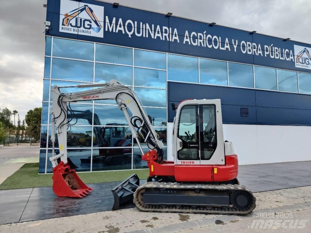 Takeuchi TB 80 FR Miniekskavaatorid < 7 t